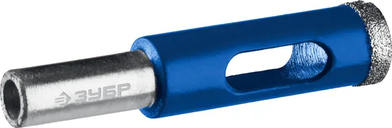 ЗУБР АГК, d 10 мм, Р60, алмазное трубчатое сверло, Профессионал (29850-10)