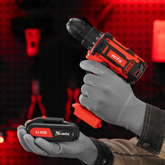 Дрель-шуруповерт аккумуляторная CDS-20, Li-Ion, 20 В// MTX