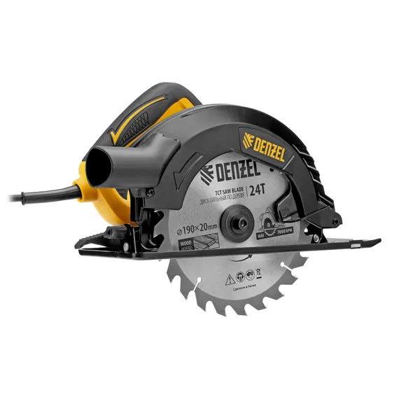 Пила циркулярная CSD-190, 1600 Вт, 190 мм Denzel