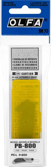 OLFA 13 мм, 3шт, двухсторонние лезвия для резака (OL-PB-800)