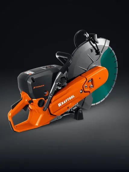 KRAFTOOL 3700 Вт, 400 мм, диск в комплекте, бензорез по бетону (бетонорез) (K770-16 H)