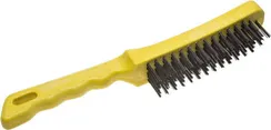 STAYER 5 рядов, пластмассовая рукоятка, стальная, щетка проволочная (35015-5)
