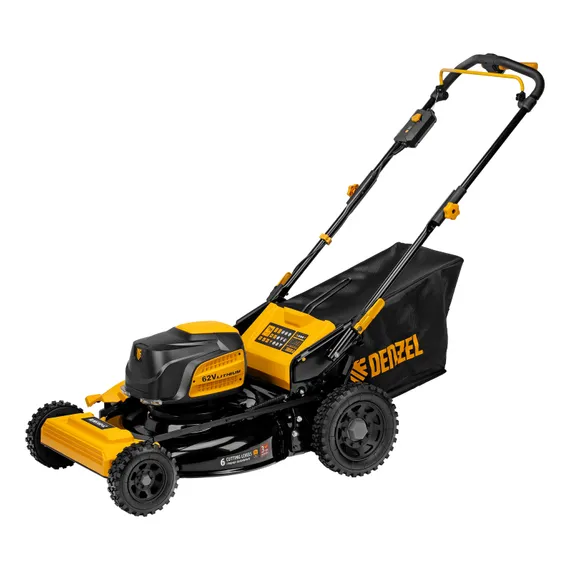 Газонокосилка аккумуляторная бесщет., RLMS560-62, привод, 560 мм, Li-ion, 62В Denzel