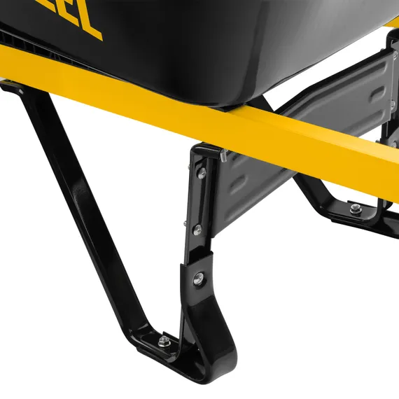 Тачка строительная, усиленная, объем 140 л, 250 кг, двухколесная, колесо 15х6.00-6 Denzel