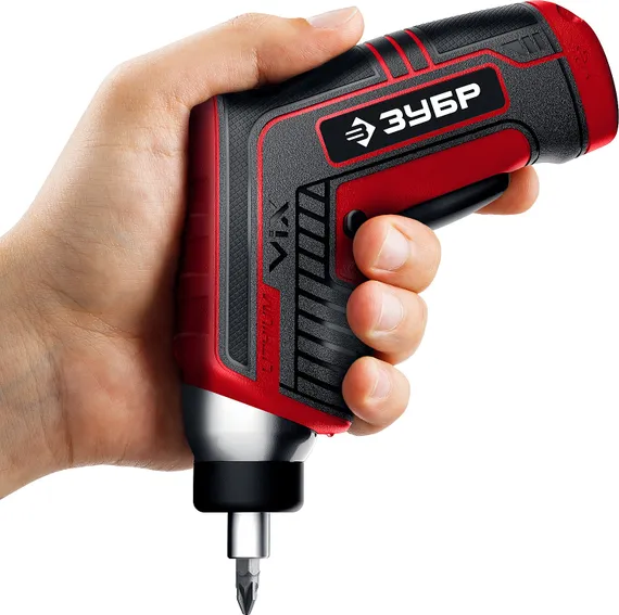 ЗУБР ViX 3.6 В, аккумуляторная отвертка, 10 бит (ЗО-Е-3.6 Ли)