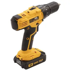 Дрель-шуруповерт аккумуляторная CDL-IB-18-02, Li-Ion, 18 В, 2 акк. Denzel