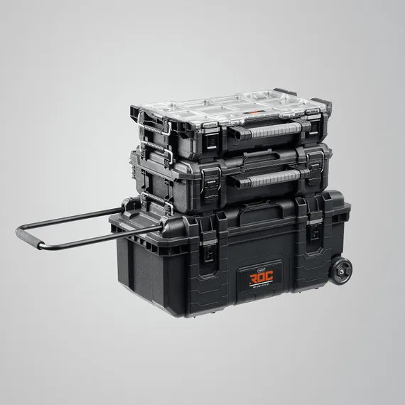 KETER ROC PRO GEAR 2.0 (28″) пластиковый ящик-тележка на колесах (38375)