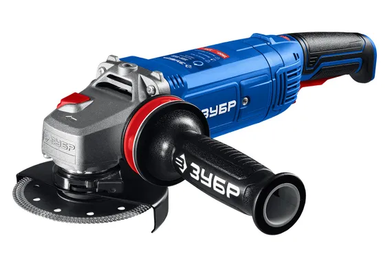 УШМ болгарка с регулировкой оборотов ЗУБР 1900 Вт d125 мм фланец ″МИГ″ Профессионал (УШМ-П125-1905 ЭПСТ)