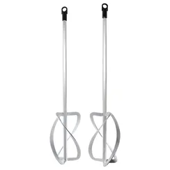 Комплект насадок для строительного миксера, 2шт., 220х560 мм, оцинкованные, хвостовик HEX13 Denzel