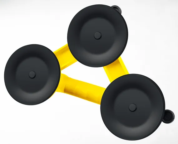 STAYER MAXLift, 140 кг, пластмассовый, тройной, стеклодомкрат на присоске (33718-3)