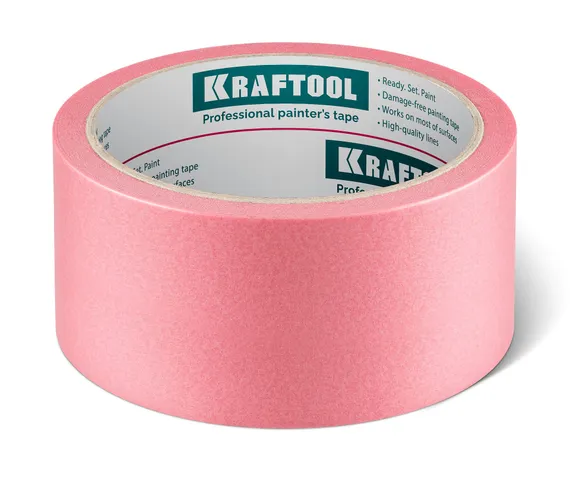 KRAFTOOL #200 Delicate 48 мм х 30 м, для деликатных и недавно окрашенных поверхностей, малярная лента (12102-48)