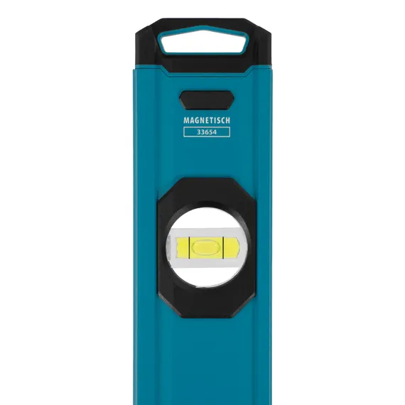 Уровень алюминиевый, магнит., фрезерованный, 3 глазка, 0,5 мм/м, 1200 мм Gross