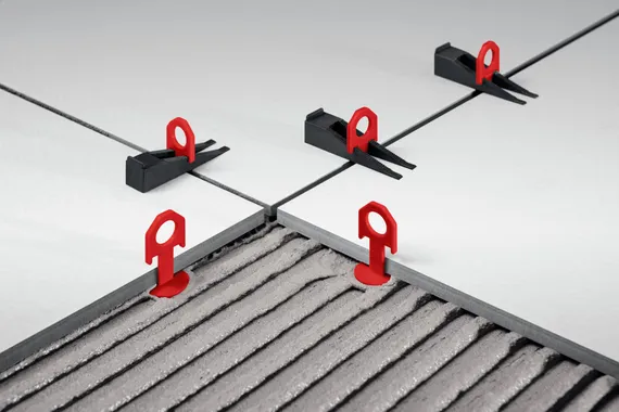 ЗУБР СВП, 1,0 мм, зажим, 500 шт, система выравнивания плитки (33861-500)