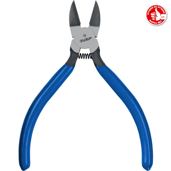 ЗУБР Бульдог, 125 мм, для пластика и меди, мини бокорезы, Профессионал (22175-8-15)