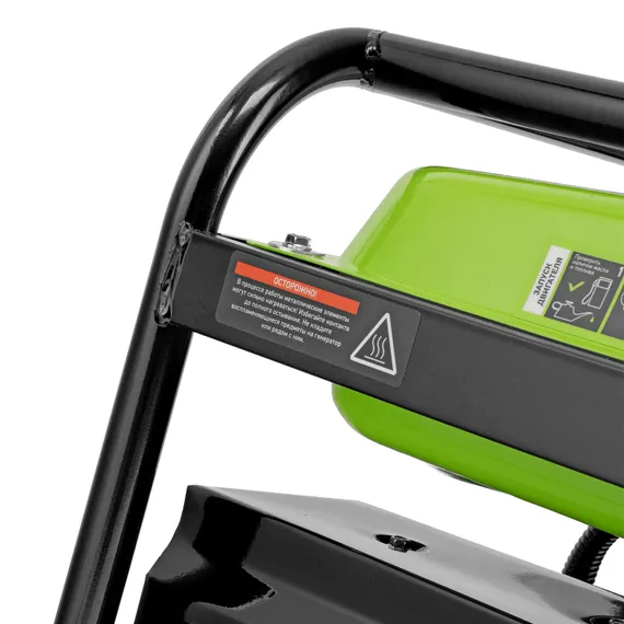 Генератор бензиновый БС-8000Э, 6,6 кВт, 230В, четырехтактный, 25 л, электростартер Сибртех