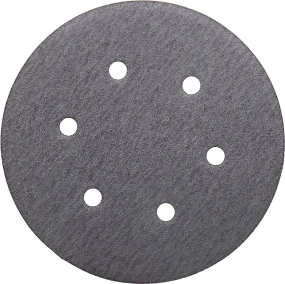 Круг шлифовальный URAGAN ″Универсальный водостойкий с покрытием стеарата цинка″ на липучке, 6 отв., P180, 150мм, 5шт