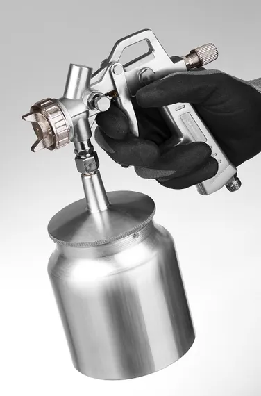 STAYER ORION S, 1.5 мм, пневматический краскопульт с нижним бачком (06472-1.5)