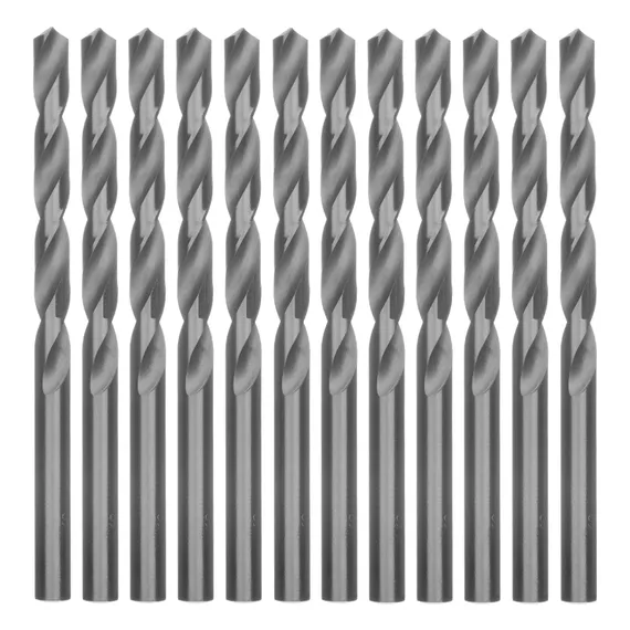 Сверло по металлу, 7 мм, полированное, HSS, 10 шт, цилиндрический хвостовик Matrix