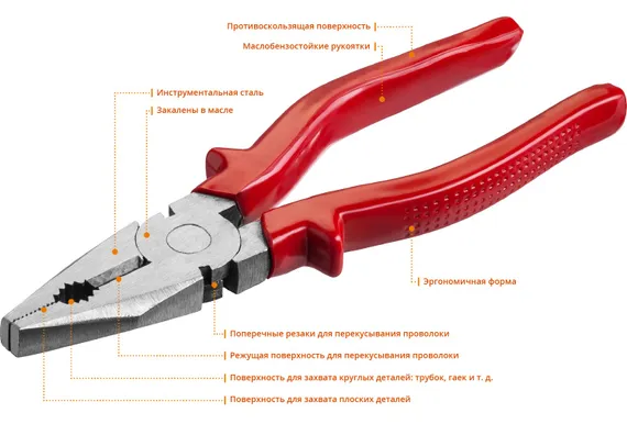 MIRAX 180 мм, плоскогубцы (22036-1-18)