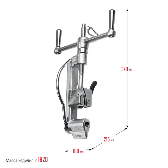 ЗУБР ИНВ-20, инструмент для натяжения стальной монтажной ленты, Профессионал (22627)