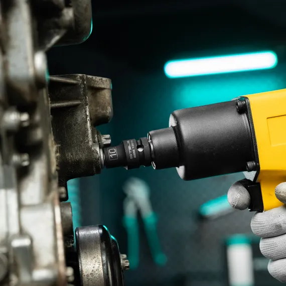 Головка ударная шестигранная, 10 мм, 1/2, CrMo Stels