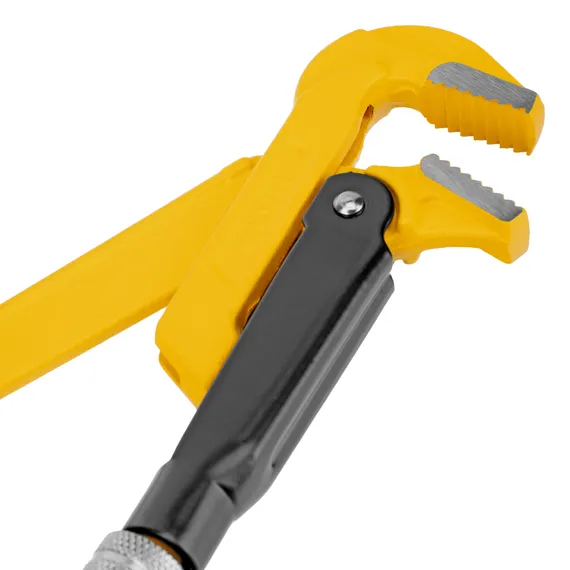 Ключ трубный рычажный №0, 3/4", цельнокованый, CrV, тип "L" Denzel