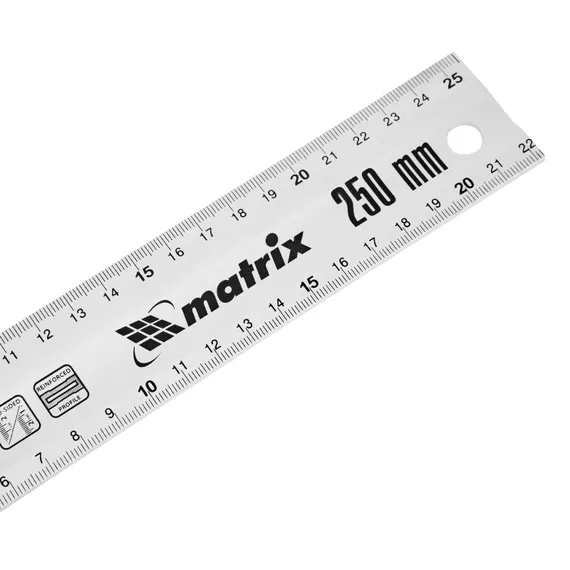 Угольник, 250 мм, алюминиевый, литой Matrix