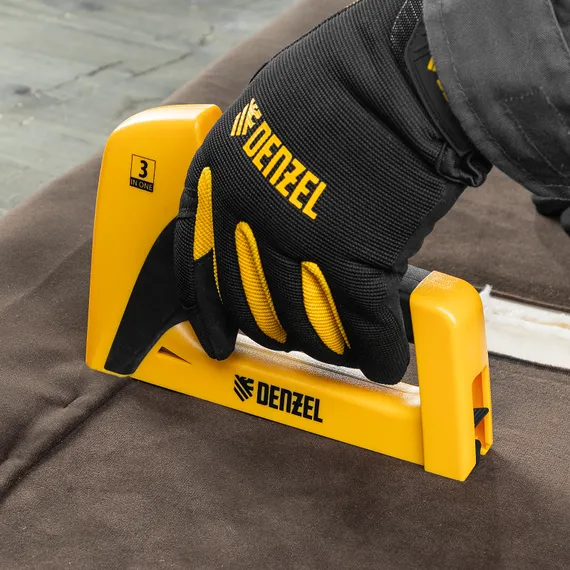 Степлер мебельный, пластиковый корпус, тип скобы: 13, 53, 300, 6-14 мм, Denzel