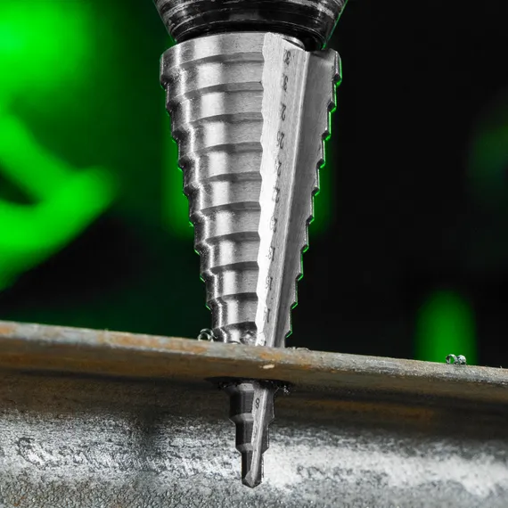 Сверло ступенчатое по металлу, 4-6-8-10-12-14-16-18-20-22-24-26-28-30-32 мм, 4241 Сибртех