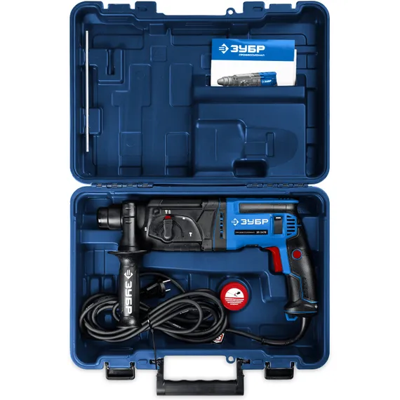 Перфоратор SDS Plus, ЗУБР 24 мм, 780 Вт, Профессионал (ЗП-2470)