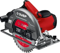 ЗУБР d 235 мм, 2200 Вт, циркулярная пила (дисковая) (ПД-85)