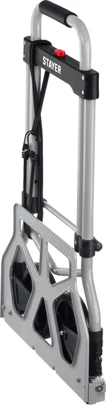 STAYER PROTruck, до 70кг, каркас и платформа из стали, платформа 42х28см, колеса d13 см, вес 4.1кг, складная хозяйственная тележка (38755-70)