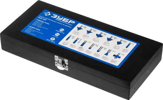 ЗУБР 26 шт, набор профильных фрез по дереву, Профессионал (28796-H26)