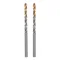 Сверло спиральное по металлу 3,2 x 65 мм, Р6М5, Golden Tip , 2шт. Denzel