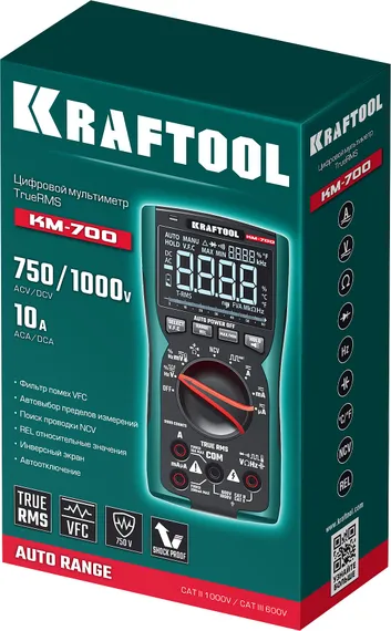 KRAFTOOL KM-700 цифровой мультиметр (59852)