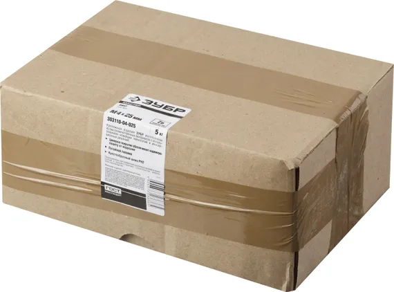 ЗУБР DIN 965, кл. пр. 4.8, M4 х 25 мм, цинк, 5 кг, винт с потайной головкой (303110-04-025)